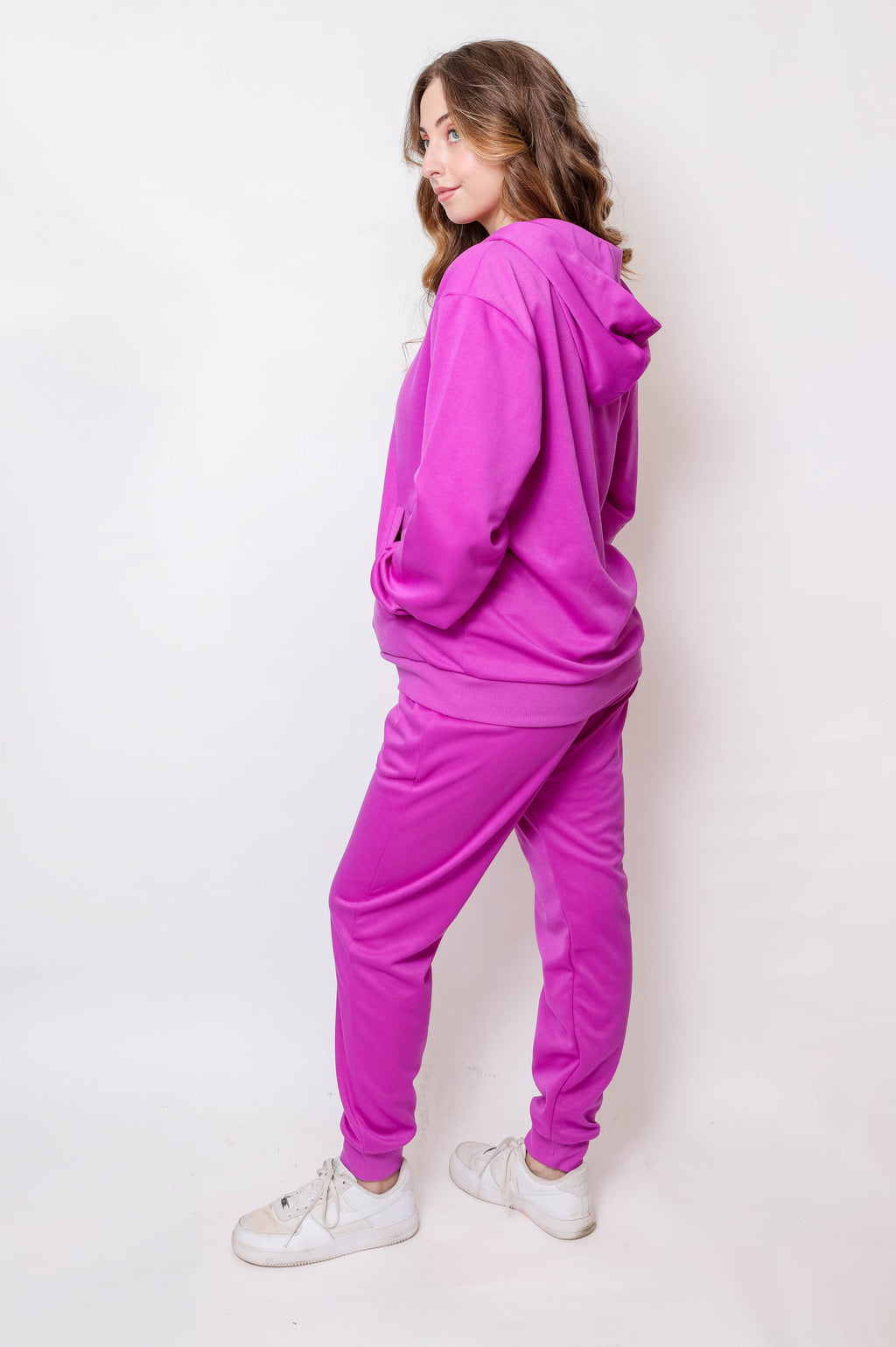 Women's Lace-Up Hoodie & Jogger Set