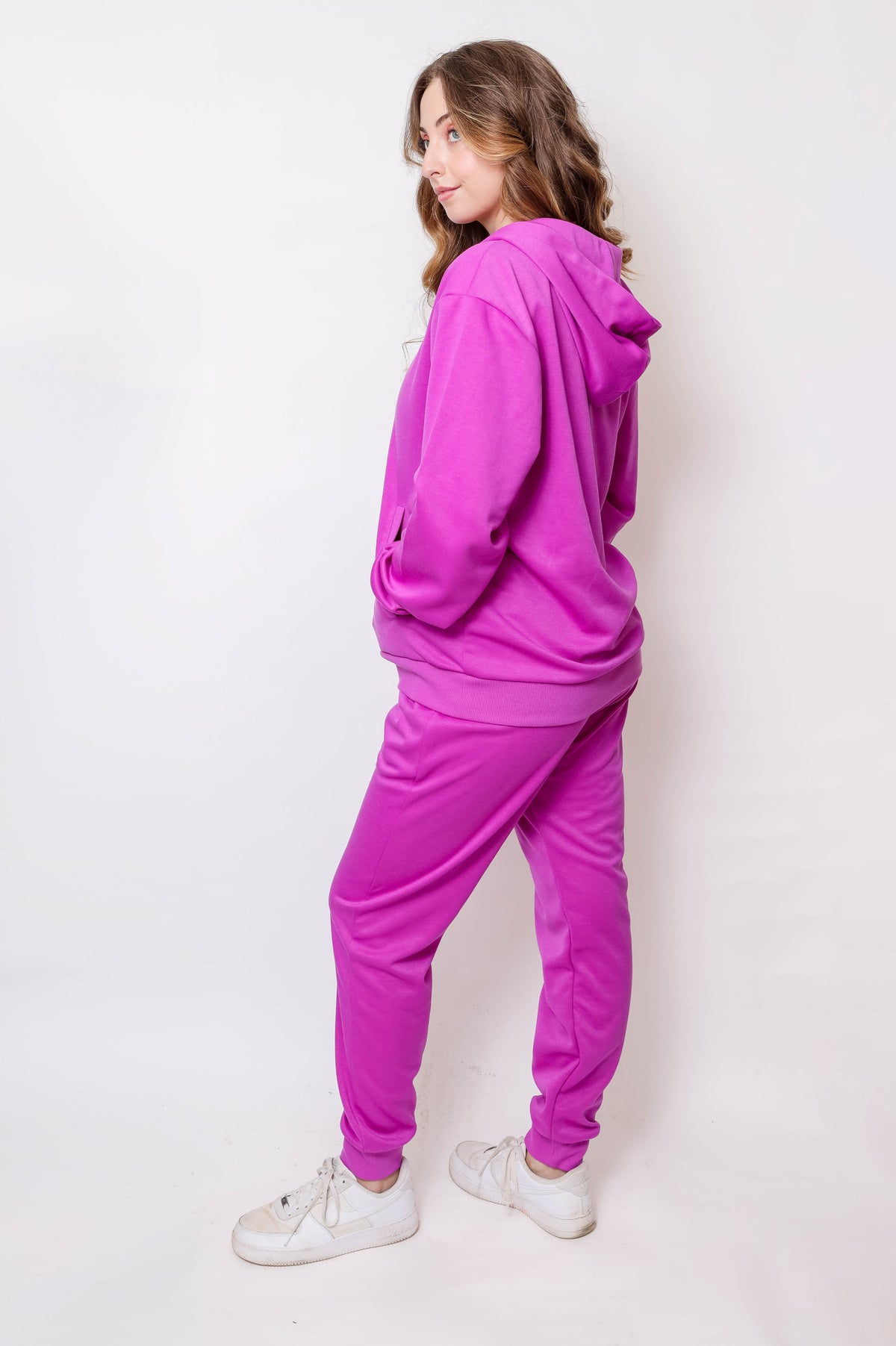 Women's Lace-Up Hoodie & Jogger Set