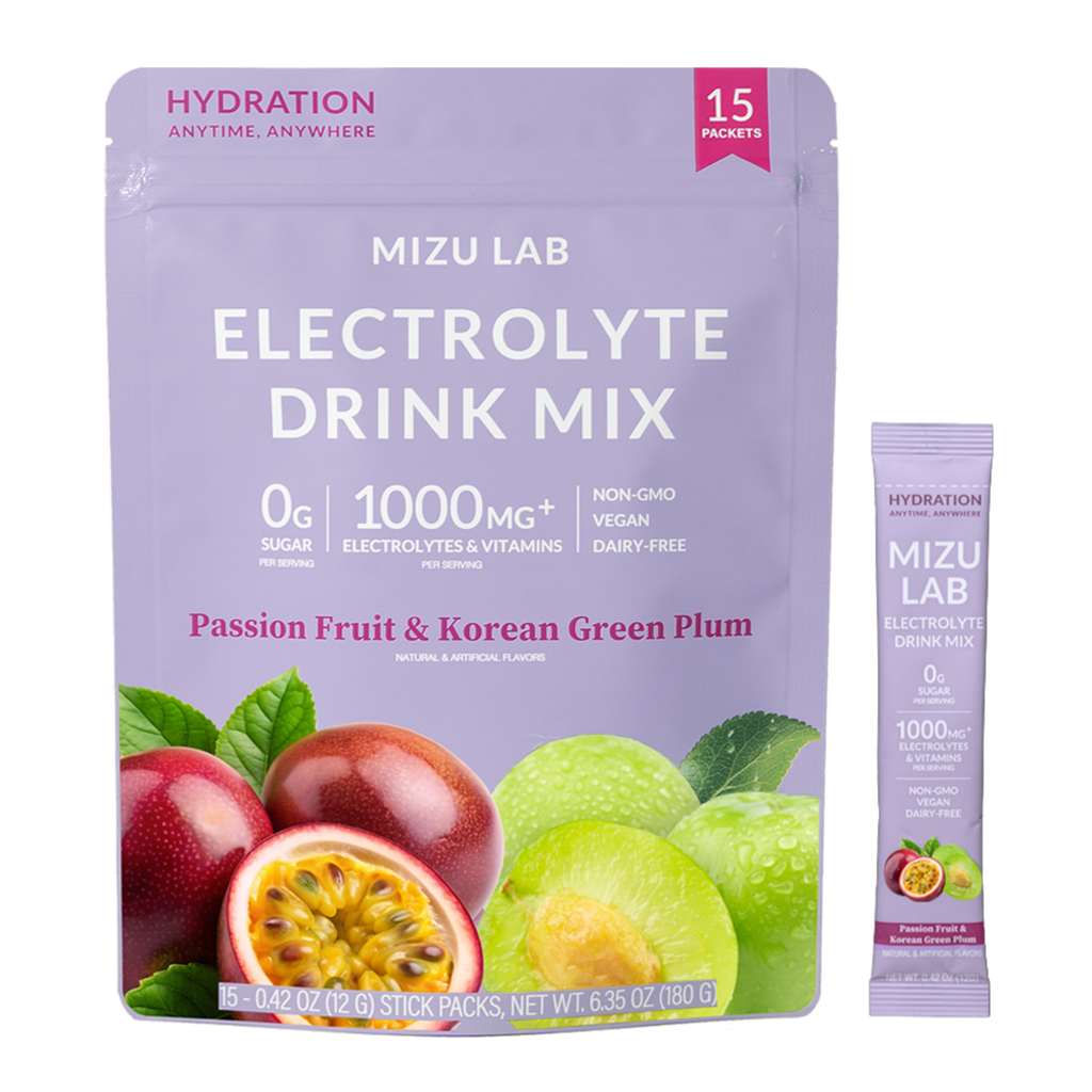 Passion Fruit & Korean Plum Electrolytes — Zero Sugar Drink Mix