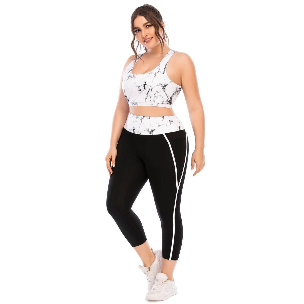 Plus Size Yoga Clothing Set — Leggings