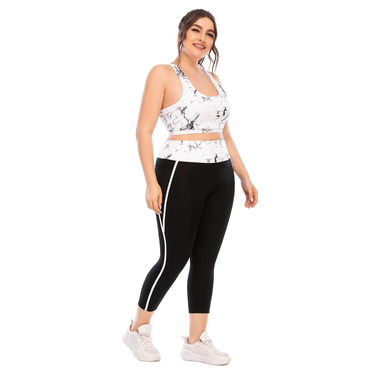 Plus Size Yoga Clothing Set — Leggings