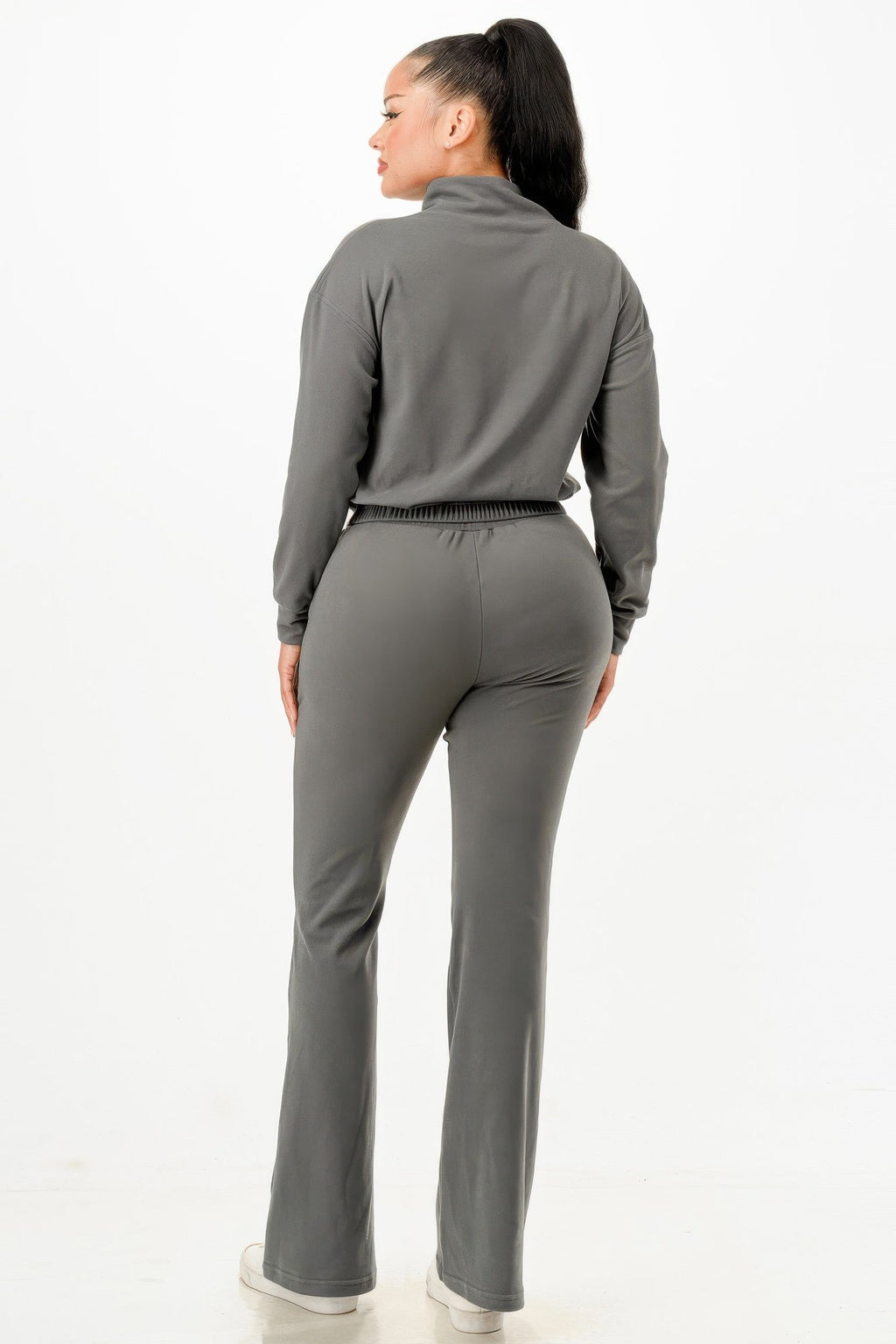 Soft Zip-Up Track Suit Set