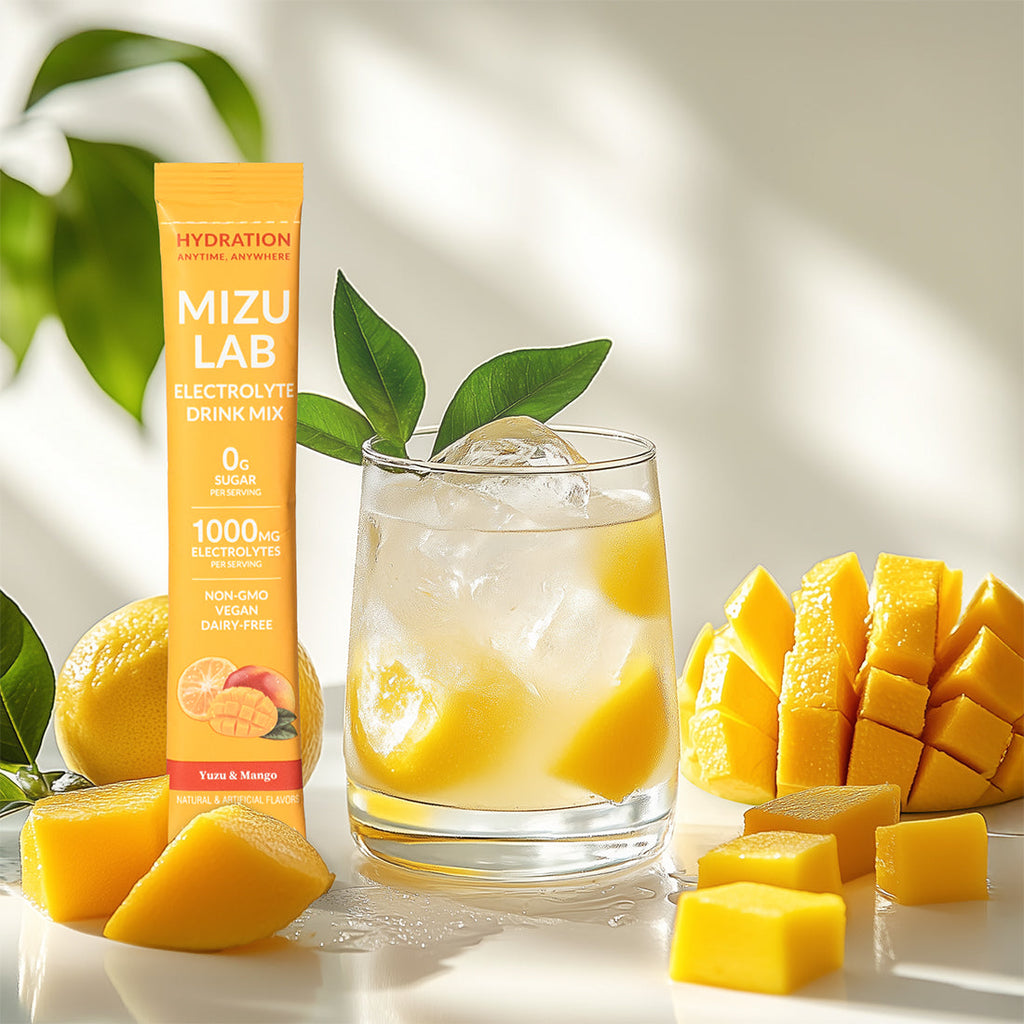 Yuzu & Mango Electrolytes — Zero Sugar Drink Mix