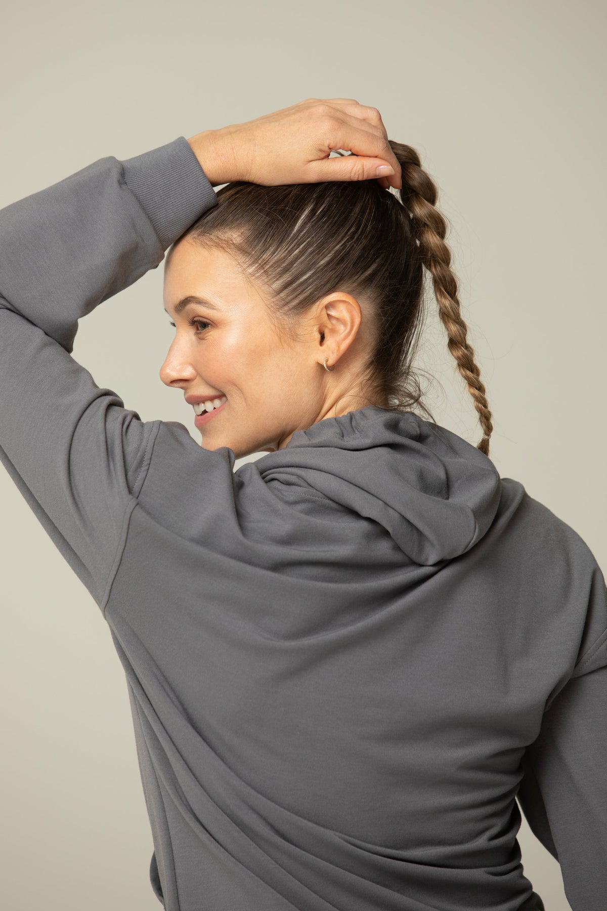 Luna Relaxed Fit Hoodie — Soft Cotton Blend with Kangaroo Pocket