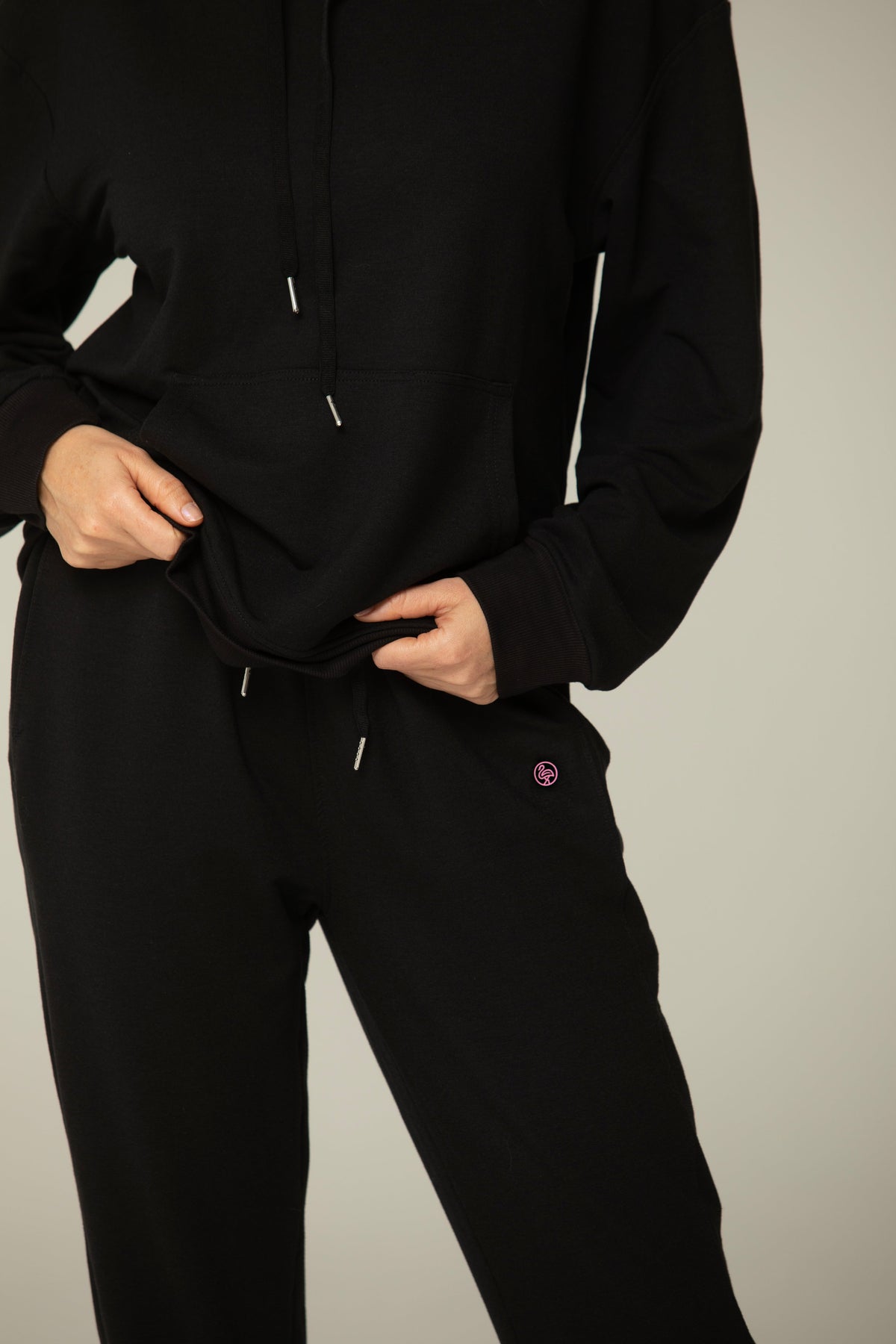 Luna Relaxed Fit Hoodie — Soft Cotton Blend with Kangaroo Pocket