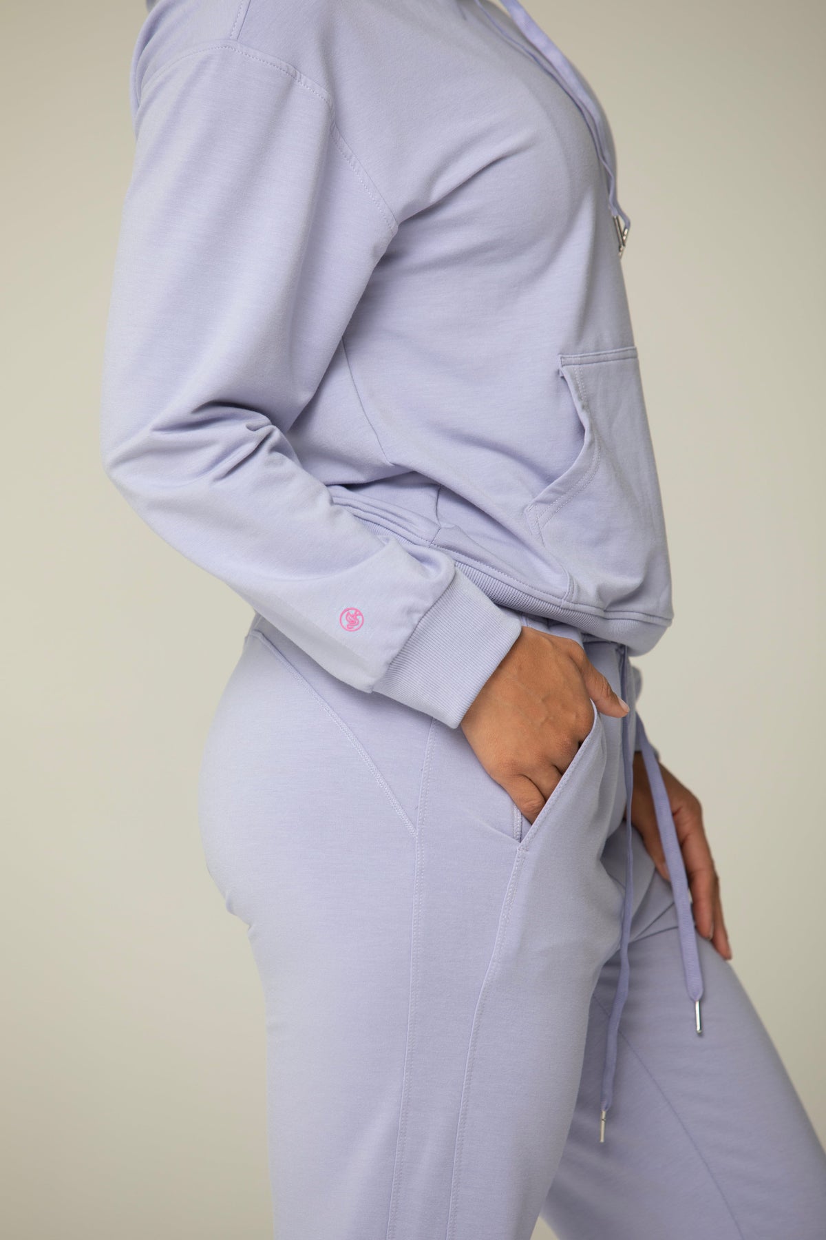 Luna Relaxed Fit Hoodie — Soft Cotton Blend with Kangaroo Pocket