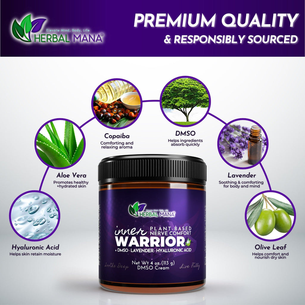 DMSO Cream for Nerve Pain Relief & Sleep — Inner Warrior