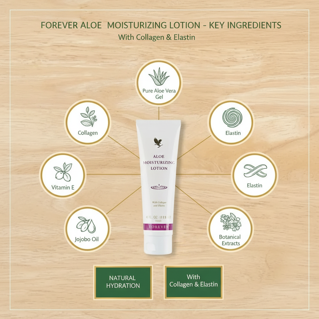 Forever Aloe Moisturizing Lotion — Body & Face Cream