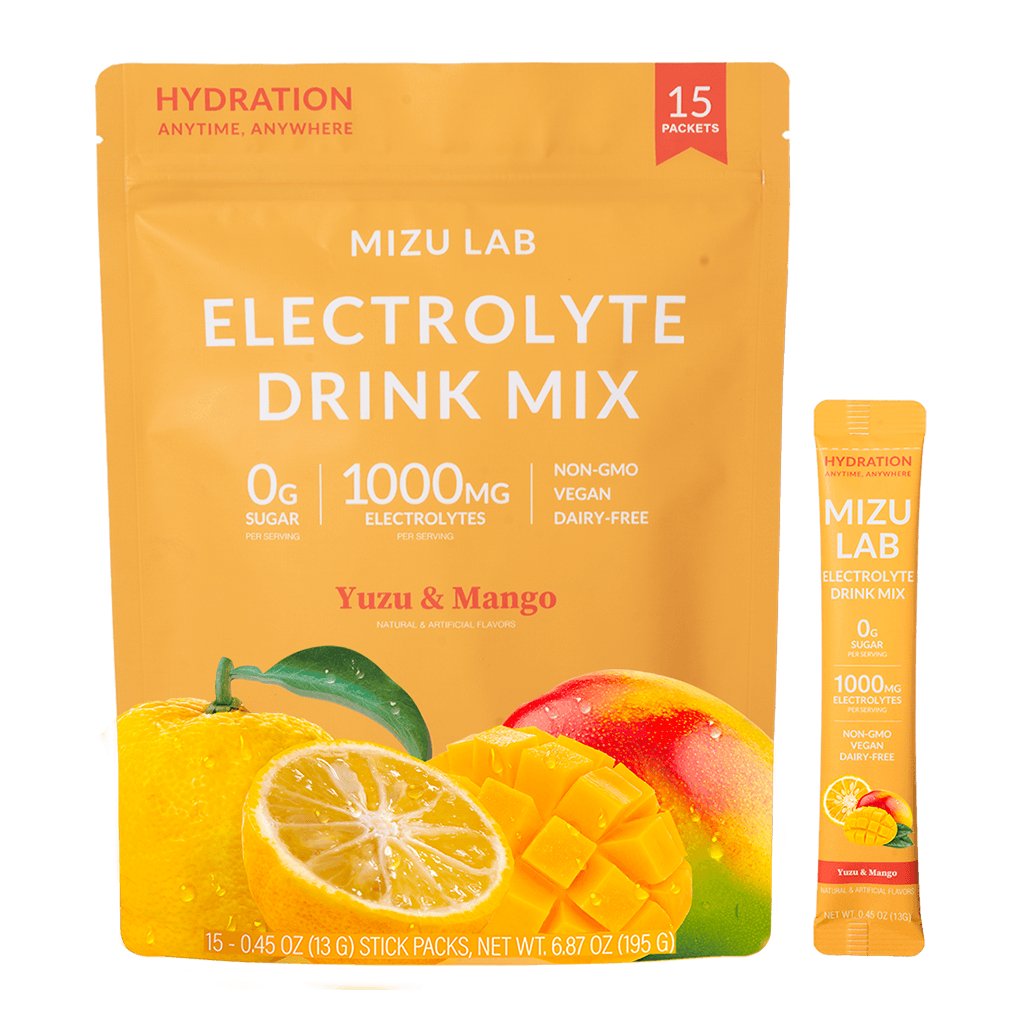 Yuzu & Mango Electrolytes — Zero Sugar Drink Mix